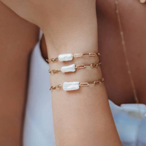 Baroque Pearl Gold bracelet