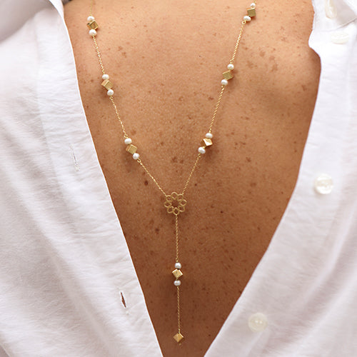 Pearl Gold Rosary