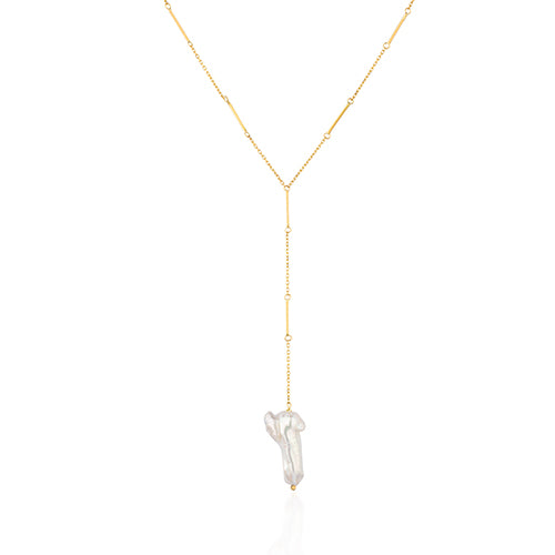 Teardrop with baroque pearl